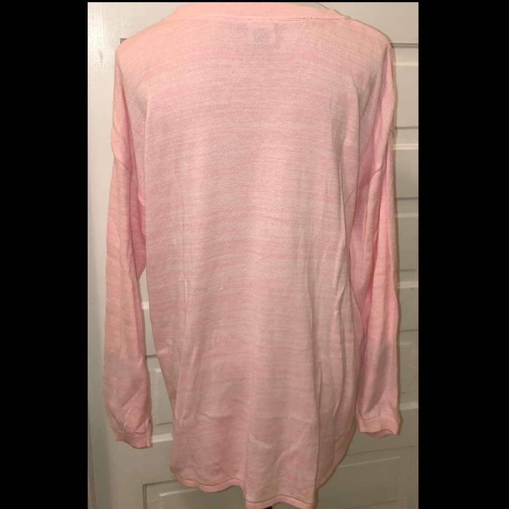 Pink Deer Pattern Sweater - Picture 4 of 11